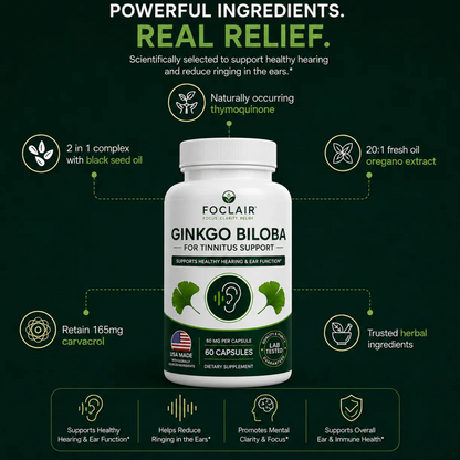 Cerevia Gingko Biloba Oil - Helps With Tinnitus